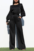 Techno Crepe Jumpsuit