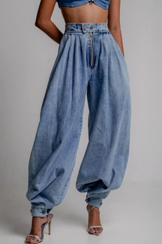 Wide Jean Pants